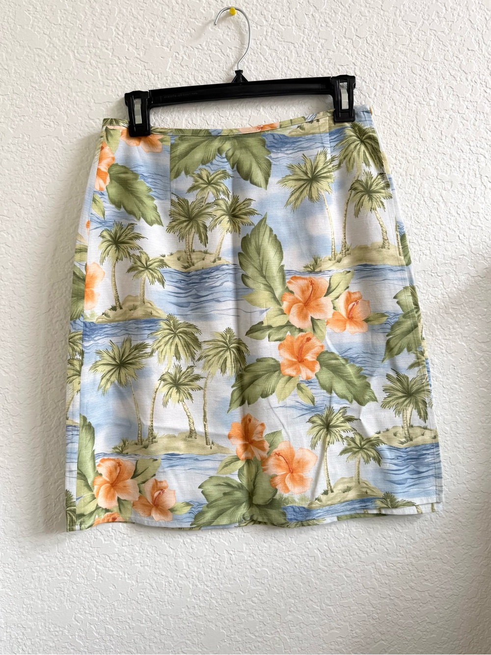 Tommy Bahama Tropical Hawaii Skirt Size 6 100% Silk‎